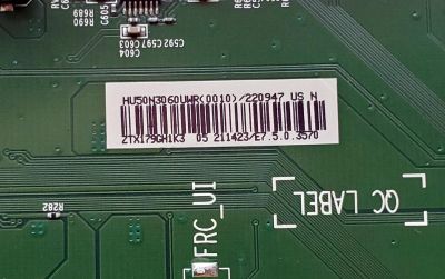 KIT DE TARJETAS PARA TV SHARP·ROKU TV / MAIN 220947 / RSAG7.820.7350/ROH / 211423 / HU50N3060UWR / T-CON 5550T32C10 / 55T32 C0F / FUENTE 208961 / RSAG7.820.6666/ROH / HLL-4155WE / CQC13134095636 / PANEL HD500K3U53\S0\XP\BBY\GM\ROH / MODELO LC-50LBU591U - Imagen 3