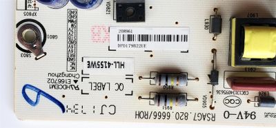 KIT DE TARJETAS PARA TV SHARP·ROKU TV / MAIN 220947 / RSAG7.820.7350/ROH / 211423 / HU50N3060UWR / T-CON 5550T32C10 / 55T32 C0F / FUENTE 208961 / RSAG7.820.6666/ROH / HLL-4155WE / CQC13134095636 / PANEL HD500K3U53\S0\XP\BBY\GM\ROH / MODELO LC-50LBU591U - Imagen 5