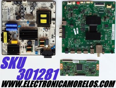 KIT DE TARJETAS PARA TV HITACHI / NUMERO DE PARTE MAIN M8-T10NA16-MA200AA / 40-MST10A-MAA4HG / V8-ST10K01-LF1V / T-CON 6871L-5433A / 5433A / 6870C-0738A / FUENTE 81-PBE055-H4C49 / SHG5504C-101H / SHG5504C49-101HB / PANEL LVU550LGDX E5V12 / MODELO 55R81