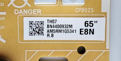 KIT DE TARJETAS PARA TV SAMSUNG / MAIN BN94-14004K / BN41-02695A / BN97-15506A / FUENTE BN44-00932M / L65E8N_RHS / BN4400932M / PANEL CY-NR065FGLV1H / MODELO UN65RU8000FXZA FA01 - Imagen 3