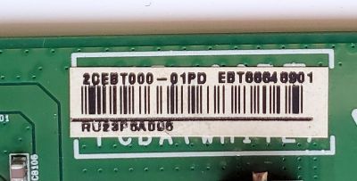 KIT DE TARJETAS PARA TV LG NANOCELL / MAIN EBT66648901 / EAX69462005 / 66648901 / FUENTE EAY65894801 / LGP55L-21SP / 65894801 / EPCE21CB1A / 3PCR02914A / DRIVER EBR32281401 / 3PCR02844B / EPLH40WB1A / LC55D961005A / PANEL NC550DQB / MODELO 55NANO90UNA - Imagen 7