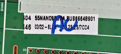 KIT DE TARJETAS PARA TV LG NANOCELL / MAIN EBT66648901 / EAX69462005 / 66648901 / FUENTE EAY65894801 / LGP55L-21SP / 65894801 / EPCE21CB1A / 3PCR02914A / DRIVER EBR32281401 / 3PCR02844B / EPLH40WB1A / LC55D961005A / PANEL NC550DQB / MODELO 55NANO90UNA - Imagen 6