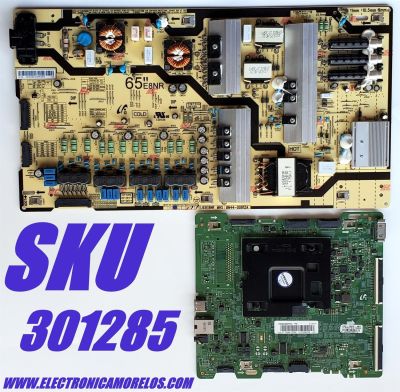 KIT DE TARJETAS PARA TV SAMSUNG SMART TV / MAIN BN94-12295K / BN41-02570B / BN97-13537E / BN9412295K / FUENTE BN4400912A / BN44-00912A / L65E8NR_MHS / PANEL CY-SM065FLLVAH / MODELOS UN65MU8000 / UN65MU8000FXZA FB03 / UN65MU8000FXZA FC04
