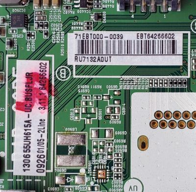 KIT DE TARJETAS PARA TV LG / MAIN EBT64266602 / EAX66882503 / 64266602 / FUENTE EAY64388821 / EAX66944001 / 64388821 / LGP55LIU-16CH2 / T-CON HV550QUBB25 / 47-6021075 / HV550QUB-B25 / PANEL HC550EGN-ABES3-212Y / MODELO 55UH615A-UC / 55UH615A-UC.BUSFLJR - Imagen 4