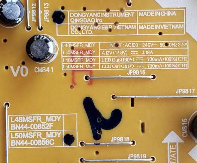 KIT DE TARJETAS PARA TV SAMSUNG / MAIN BN94-12048F / BN41-02585A / BN97-12760A / BN9412048F / FUENTE BN44-00856C / L50MSFR_MDY / BN4400856C / T-CON BN96-42319A / BN41-02292A / BN97-06202B / PANEL CY-JM049BGLV1H / MODELO UN49J5200 / UN49J5200AFXZP FA01 - Imagen 2