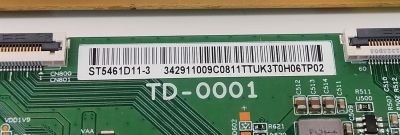 KIT DE TARJETAS PARA TV SONY BRAVIA / MAIN A5027249A 484 / 1-010-115-21 / A-5027-249-A 484 / T-CON 342911009C0811T / TD-0001 / ST5461D11-3 / LED DRIVER A5026318A 486 / 101013721 / FUENTE 100613424 / AC21202-1LF / PANEL YDBM055DCS11 / MODELO XR-55X90J - Imagen 6