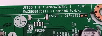 KIT DE TARJETAS PARA TV LG 4K·UHD·HDR / NUMERO DE PARTE EBU66458102 / EAX69581701 / 66458102 / EAX69581701(1.1) / FUENTE EAY65895602 / EAX69502702 / 65895602 / LGP50T-21U1 / PANEL NC500TQG-AAKH3 / MODELO 50UP7670PUC / 50UP7670PUC.BUSYLJM - Imagen 5