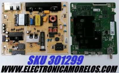 KIT DE TARJETAS PARA TV SAMSUNG 4K·UHD·HDR / NUMERO DE PARTE BN94-16140S / BN41-02751B / BN97-17445D / BN9416140S / FUENTE BN44-01055C / BN4401055C / L60S6N_TDY / PANEL CY-BT060HGSV1H / MODELO UN60TU7000 / UN60TU7000FXZA UA01