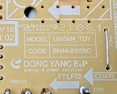 KIT DE TARJETAS PARA TV SAMSUNG 4K·UHD·HDR / NUMERO DE PARTE BN94-16140S / BN41-02751B / BN97-17445D / BN9416140S / FUENTE BN44-01055C / BN4401055C / L60S6N_TDY / PANEL CY-BT060HGSV1H / MODELO UN60TU7000 / UN60TU7000FXZA UA01 - Imagen 2