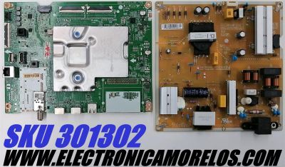 KIT DE TARJETAS PARA TV LG 4K·UHD·HDR / MAIN EBT66631402 / EAX69462206 / 66631402 / FUENTE EAY65895522 / 65895522 / EAX69501702 / LGP55NT-21U1 / EPCD14CB1B / 3PCR02855B / PANEL NC550TQG-AAKH1 / MODELO 55UP8000PUA / 55UP8000PUA.BUSYLKR