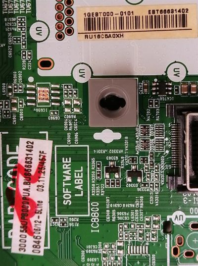 KIT DE TARJETAS PARA TV LG 4K·UHD·HDR / MAIN EBT66631402 / EAX69462206 / 66631402 / FUENTE EAY65895522 / 65895522 / EAX69501702 / LGP55NT-21U1 / EPCD14CB1B / 3PCR02855B / PANEL NC550TQG-AAKH1 / MODELO 55UP8000PUA / 55UP8000PUA.BUSYLKR - Imagen 5