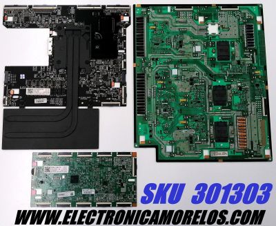 KIT DE TARJETAS PARA TV SAMSUNG NEO QLED 8K / MAIN BN94-16861T / BN41-02854A / BN97-18317Q / LED DRIVER BN94-16847C / BN41-02851B / BN97-18793B / BN96-53951V / FUENTE BN4401130A / L75SB9NB_AHS / BN44-01130A / PANEL CY-TA075JLAV5H / MODELOS QN75QN900AFXZA