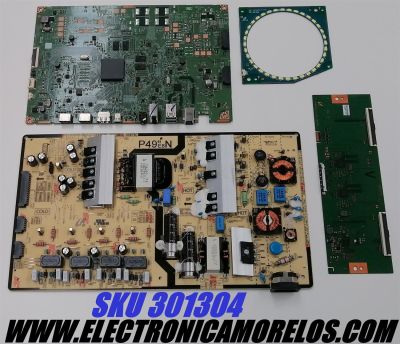 KIT DE TARJETAS PARA MONITOR GAMING CURVO SAMSUNG / MAIN BN94-12242D / BN41-02580C / BN97-13226D / T-CON LJ94-41295C / S490YP01V11 / BN96-43675B / FUENTE BN44-00879C / P49E8N_MHS / BN4400879C / MODELOS LC49HG90DMNXZA FC03 / LC49HG90DMNXZA FD04