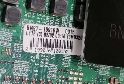 KIT DE TARJETAS PARA TV SAMSUNG / MAIN BN94-15561T / BN41-02749A / BN97-16919W / LED DRIVER BN4401037A / L65S9NC_TSM / BN44-01037A / ST65E141K3/WVD / FUENTE BN4401031A / L75S9NA_TDY / BN44-01031A / PANEL CY-TT075FLLV2H / MODELO QN75Q90TAFXZA FA03 - Imagen 2