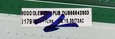 KIT DE TARJETAS PARA TV LG OLED 4K·UHD·HDR / MAIN EBT66642903 / EAX69789001 / 66642903 / T-CON 6871L-6309A / 6870C-0852B / LE650AQENA1-TJA / FUENTE EAY33783501 / LGP86T-20U1 / 33783501 / EAX69569703 / AC650AQL / MODELO OLED65C1AUB / OLED65C1AUB.DUSQLJR - Imagen 8