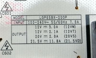 KIT DE TARJETAS PARA TV LG OLED 4K·UHD·HDR / MAIN EBT66700603 / EAX69509604 / 66700603 / T-CON 6871L-6309E / 6870C-0852B / LE650PQY / FUENTE EAY65768822 / EAX68999602 / 65768822 / LGP65BX-20OP / PANEL AC650AQY / MODELO OLED65A1PUA / OLED65A1PUA.DUSQLJR - Imagen 5