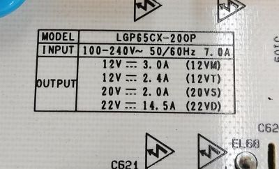 KIT DE TARJETAS PARA TV LG OLED 4K·UHD·HDR / MAIN EBT66416903 / EAX69049007 / 66416903 / T-CON 6871L-6275D / 6870C-0852B / LE650PQL / LE650AQD / FUENTE EAY65689423 / 65689423 / EAX69061002 / LGP65CX-20OP / PANEL AC650AQY / MODELO OLED65A1PUA DUSQLJR - Imagen 8