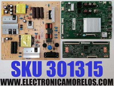 KIT DE TARJETAS PARA TV VIZIO / MAIN 905TXKSA55000500CX / 715GA874-M0C-B00-004G / 715GA874-M0C-B00-004C / T-CON RUNTK0135ZZ / CCPD-TC550-001 / FUENTE ADTVJ1811ABG / 715G9165-P01-002-003M / PANEL TPT550F2-PU4L01.Q REV:S01C / LC546PU4L 01 / MODELO V555-H1