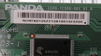 KIT DE TARJETAS PARA TV VIZIO / MAIN XKCB02K012 / 715GA874-M0C-B00-004G / 905TXKSA55002200CX / T-CON RUNTK0135ZZ / CCPD-TC550-001 V1.0 / FUENTE ADTVJ1811ABG / 715G9165-P01-002-003M / PANEL TPT550F2-PU4L01.Q REV:S01C / LC546PU4L 01 / MODELO V555-H1 - Imagen 5