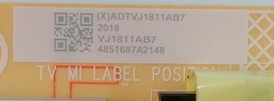 KIT DE TARJETAS PARA TV VIZIO / MAIN XKCB02K009 / 715GA874-M0C-B00-004K / T-CON 44-9771461O / 47-6021265 / 20180806_X / FUENTE ADTVJ1811AB7 / 715GA750-P01-000-003S / PANEL TPT430H3-QUBH10.K / DISPLAY HV430QUB-H10 / MODELO V435-H1 / V435-H11 - Imagen 3