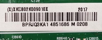 KIT DE TARJETAS PARA TV VIZIO / MAIN XKCB02K009 / 715GA874-M0C-B00-004K / T-CON 44-9771461O / 47-6021265 / 20180806_X / FUENTE ADTVJ1811AB7 / 715GA750-P01-000-003S / PANEL TPT430H3-QUBH10.K / DISPLAY HV430QUB-H10 / MODELO V435-H1 / V435-H11 - Imagen 6
