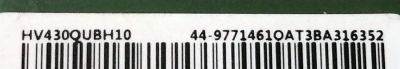 KIT DE TARJETAS PARA TV VIZIO / MAIN XKCB02K009 / 715GA874-M0C-B00-004K / T-CON 44-9771461O / 47-6021265 / 20180806_X / FUENTE ADTVJ1811AB7 / 715GA750-P01-000-003S / PANEL TPT430H3-QUBH10.K / DISPLAY HV430QUB-H10 / MODELO V435-H1 / V435-H11 - Imagen 7