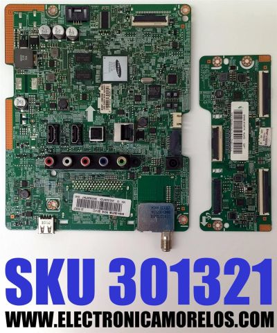 KIT DE TARJETAS PARA TV SAMSUNG / MAIN BN94-08470B / BN41-02360B / BN97-09523B / BN9408470B / T-CON BN96-41947A / BN41-02292A / BN97-11857B / BN9641947A / PANEL CY-JJ032AGLV1H / MODELOS UN32J5205 / UN32J5205AFXZA TS01 / UN32J5205AFXZA TS04