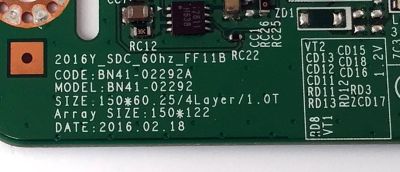 KIT DE TARJETAS PARA TV SAMSUNG / MAIN BN94-08470B / BN41-02360B / BN97-09523B / BN9408470B / T-CON BN96-41947A / BN41-02292A / BN97-11857B / BN9641947A / PANEL CY-JJ032AGLV1H / MODELOS UN32J5205 / UN32J5205AFXZA TS01 / UN32J5205AFXZA TS04 - Imagen 6