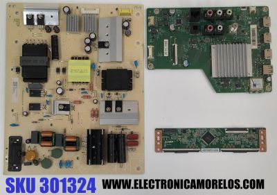 KIT DE TARJETAS PARA TV VIZIO / MAIN XLCB02K062 / 715GB692-M0E-B00-004Y / FUENTE PLTVLO181XADT / 715GA860-P02-000-003S / T-CON E3CCBB70001 / CV700U2-T01 / PANEL TPT700WR-U2T01.D / DISPLAY CV700U2-T01 REV:04 / MODELOS  V705-J03 / V705-J01