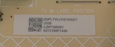 KIT DE TARJETAS PARA TV VIZIO / MAIN XLCB02K062 / 715GB692-M0E-B00-004Y / FUENTE PLTVLO181XADT / 715GA860-P02-000-003S / T-CON E3CCBB70001 / CV700U2-T01 / PANEL TPT700WR-U2T01.D / DISPLAY CV700U2-T01 REV:04 / MODELOS  V705-J03 / V705-J01 - Imagen 5