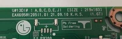 KIT DE TARJETAS PARA TV LG / MAIN EBT67228502 / EAX69581205 / 2GEBT000-0271 / 67228502 / FUENTE EAY65895632 / EAX69502502  / 65895632 / LGP6065T-21U1 / PANEL NC650TQG-ABKH7 / DISPLAY HV650QUB-F7D / MODELO 65UQ7070ZUE / 65UQ7070ZUE.BUSFLKR - Imagen 5