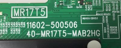 KIT DE TARJETAS PARA TV TCL / MAIN 30801-000465 / 40-MR17T5-MAB2HG / 11602-500506 / 30800-000498 / FUENTE 30805-000136 / 40-L12DH4-PWD1CG / 11601-500069 / PANEL LVU430NDEL / DISPLAY PT430GT01-4 VER.1.1 / MODELO 43S451 - Imagen 3