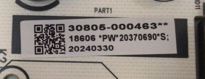 KIT DE TARJETAS PARA TV TCL / MAIN G0301-000448-Z00 / G0102-000251 / G0301-000448 / FUENTE 30805-000463 / 40-L12KW1-PWB1KG / 11601-500154 / PANEL LVU550NDAL / DISPLAY ST5461D17-1 VER.2.1 / MODELO 55S451 - Imagen 4