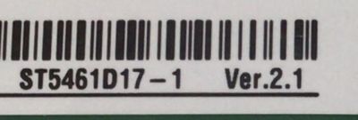 KIT DE TARJETAS PARA TV TCL / MAIN G0301-000448-Z00 / G0102-000251 / G0301-000448 / FUENTE 30805-000463 / 40-L12KW1-PWB1KG / 11601-500154 / PANEL LVU550NDAL / DISPLAY ST5461D17-1 VER.2.1 / MODELO 55S451 - Imagen 6