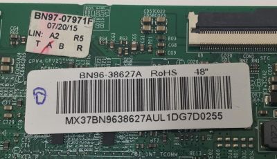 KIT DE TARJETAS PARA TV COMERCIAL SAMSUNG / MAIN BN94-09965A / BN44-02365A / FUENTE BN44-00735C / F48SF_FDY / T-CON BN96-38627A / BN41-02111A / PANEL CY-GH048BGLV6H / DISPLAY LSF480HN04-G01 / MODELO LH48DBEPLGA/GO - Imagen 6