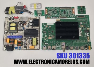 KIT DE TARJETAS PARA TV HKPRO / MAIN SVS671TA01-MA200CK / TD.NT72671.U781 / FUENTE 81-PBE055-H64C08 / SHG6004C-101H / T-CON N4TP580UHDPV6D / CC580PV6D / PANEL LVU580PADX E0011 / DISPLAY CC580PV6D VER.01  / MODELO HKP58UHD7