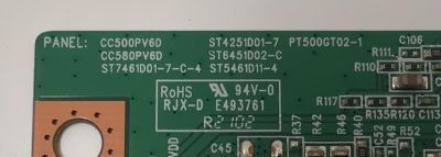 KIT DE TARJETAS PARA TV HKPRO / MAIN SVS671TA01-MA200CK / TD.NT72671.U781 / FUENTE 81-PBE055-H64C08 / SHG6004C-101H / T-CON N4TP580UHDPV6D / CC580PV6D / PANEL LVU580PADX E0011 / DISPLAY CC580PV6D VER.01  / MODELO HKP58UHD7 - Imagen 2