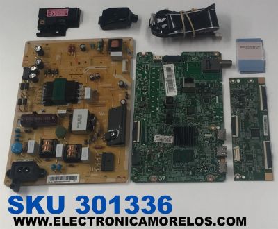 KIT DE TARJETAS PARA TV SAMSUNG ORIGINAL / MAIN BN94-11075H / BN41-02307B / BN97-10687A / FUENTE BN44-00852A / L48MSF_FDY / BN4400852A / T-CON 44-97711890 / 44-9771189O / HV480FHB-N40 / PANEL CY-JJ048BGEV4H / MODELO UN48J5201AFXZA ED04