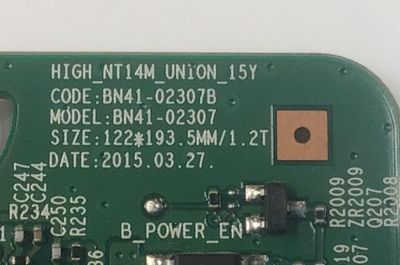 KIT DE TARJETAS PARA TV SAMSUNG ORIGINAL / MAIN BN94-11075H / BN41-02307B / BN97-10687A / FUENTE BN44-00852A / L48MSF_FDY / BN4400852A / T-CON 44-97711890 / 44-9771189O / HV480FHB-N40 / PANEL CY-JJ048BGEV4H / MODELO UN48J5201AFXZA ED04 - Imagen 6