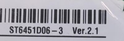 KIT DE TARJETAS PARA TV TCL ORIGINAL / NUMERO DE PARTE 30800-000498 / 40-MR17T5-MAB2HG / 30801-000465 / V8-MR17K01-LF / 11602-500506 / FUENTE 30805-000190 / 40-L17CW2-PWC1ZG / 11601-500073 / PANEL LVU650NDEL / DISPLAY ST6451D06-3 VER.2.1 / MODELO 65S451 - Imagen 4