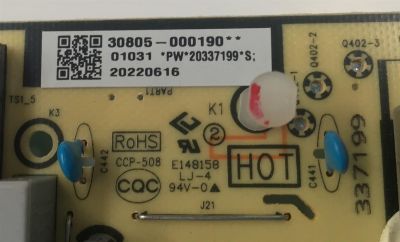 KIT DE TARJETAS PARA TV TCL ORIGINAL / NUMERO DE PARTE 30800-000498 / 40-MR17T5-MAB2HG / 30801-000465 / V8-MR17K01-LF / 11602-500506 / FUENTE 30805-000190 / 40-L17CW2-PWC1ZG / 11601-500073 / PANEL LVU650NDEL / DISPLAY ST6451D06-3 VER.2.1 / MODELO 65S451 - Imagen 5