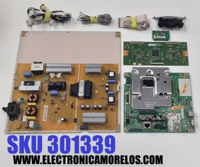KIT DE TARJETAS PARA TV LG ORIGINAL / NUMERO DE PARTE EBT64235402 / EAX66882503(1.0) / 64235402 / FUENTE EAY64388841 / EAX66923301(1.3) / 64388841 / T-CON 6871L-4632B / 6870C-0600A / 4632B / PANEL LC650EGE (FJ)(M3) / MODELO 65UH615A-UC / 65UH6150-UB