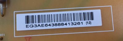 KIT DE TARJETAS PARA TV LG ORIGINAL / NUMERO DE PARTE EBT64235402 / EAX66882503(1.0) / 64235402 / FUENTE EAY64388841 / EAX66923301(1.3) / 64388841 / T-CON 6871L-4632B / 6870C-0600A / 4632B / PANEL LC650EGE (FJ)(M3) / MODELO 65UH615A-UC / 65UH6150-UB - Imagen 3