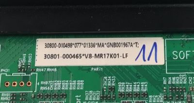 KIT DE TARJETAS PARA TV TCL ORIGINAL / NUMERO DE PARTE 30800-000498 / 40-MR17T5-MAB2HG / 11602-500506 / FUENTE 30805-000149 / 40-L12DH4-PWD1CG / 11601-500069 / PANEL LVU550NDEL / DISPLAY ST5461D09-1 VER.2.1 / MODELO 55S453 - Imagen 2