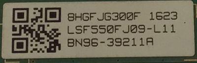KIT DE TARJETAS PARA TV SAMSUNG ORIGINAL / NUMERO DE PARTE BN94-10751E / BN41-02504A / BN97-10623A / FUENTE BN44-00878A / L55E7_KSM / PSLF191E08A / PANEL CY-QK055FLLV4H / DISPLAY LSF550J09-L11 / BN96-39211A / MODELO UN55KS800DFXZA FA01 - Imagen 2