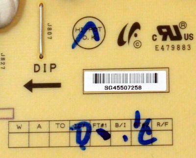 KIT DE TARJETAS ORIGINAL PARA TV VIZIO / NUMERO DE PARTE 75501J010002 / 748.01J14.0011 / FUENTE 056041980041 / PSLL191301W / T-CON 5555T29C02 / T500QVN03.0 / LED DRIVER 75501J020001 / 748.01J11.0011 / PANEL LC550EQY / DISPLAY T550QVN04.0 / MODELO E55U-D2 - Imagen 7