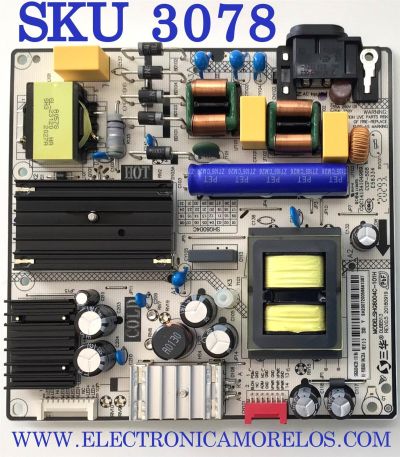 FUENTE DE PODER PARA TV HITACHI / QUASAR / NUMERO DE PARTE 81-PBE060-H4C26A / SHG6004C-101H / SH2007200596A1087 / CQC14134104969 / CCP-508 / PANEL LVU550CSDX E0257 / DISPLAY ST5461D13-2 VER.2.2 / MODELOS 55R82 / 55R83 / Q55UST1