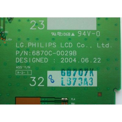 T-CON 0673A / LG PHILIPS 6871L-0673A MODELO 32PF7320A/37 - Imagen 2