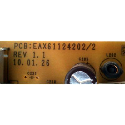 FUENTE DE PODER / LG EAY60990201 / EAX61124202/2 / 3PAGC10011B-R / MODELO 42LD520-UA.AUSWLVR - Imagen 2