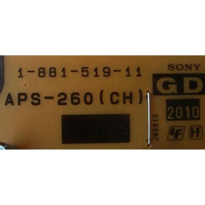 FUENTE DE PODER / SONY 1-474-205-11 / APS-260(CH) / 147420511 / APS-260 / 1-881-519-11 / PANEL LTY460HM01 / LTW460HQ02B00 / MODELOS KDL-46EX400 / KDL-46EX405 / KDL-46EX500 / KDL-46NX810 - Imagen 3